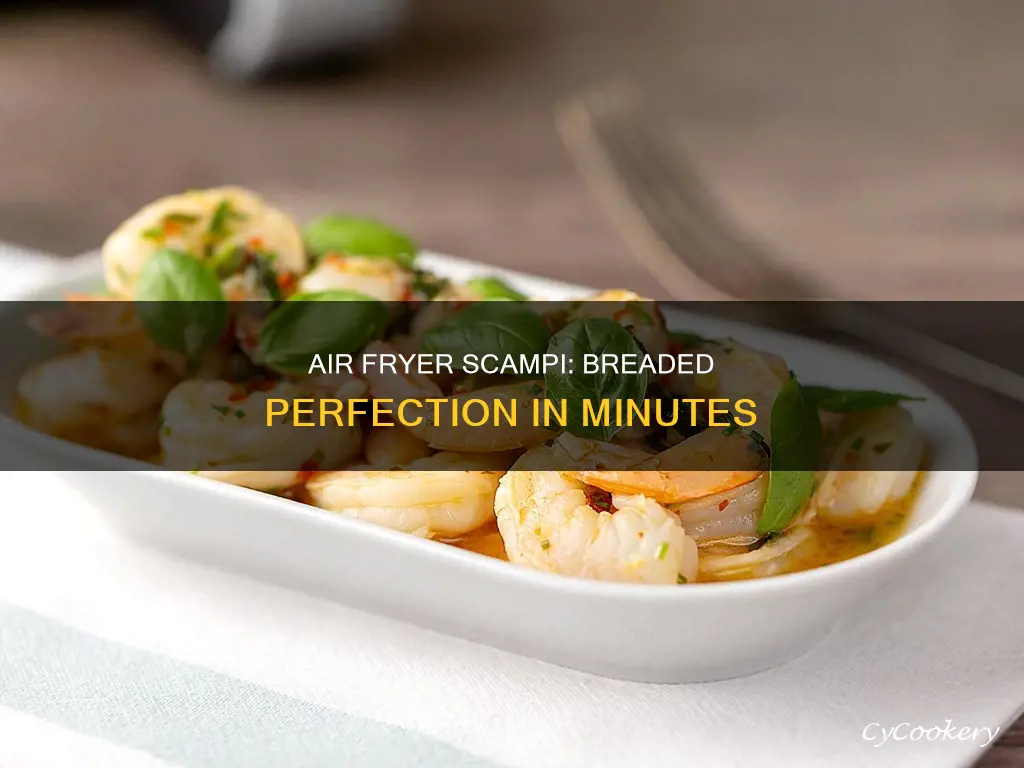 how long to cook breaded scampi in air fryer