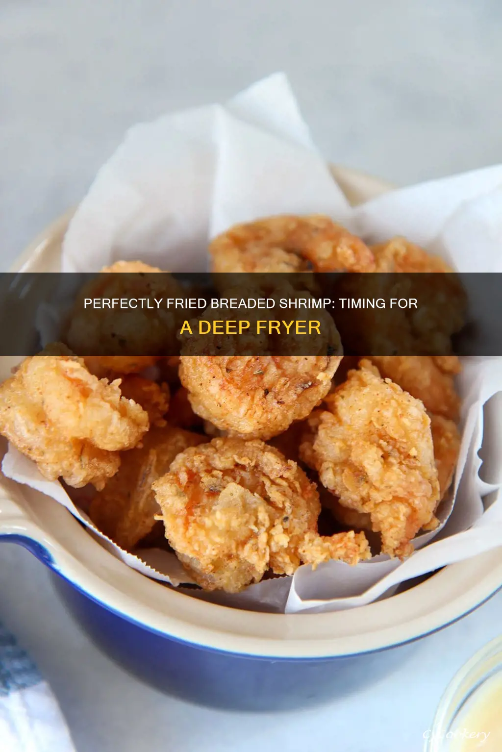 how long to cook breaded shrimp in deep fryer