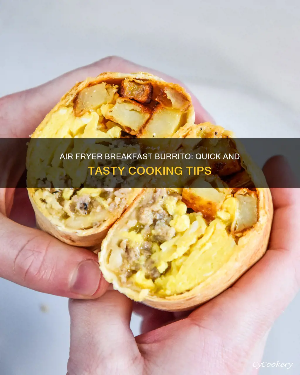 how long to cook breakfast burrito in air fryer