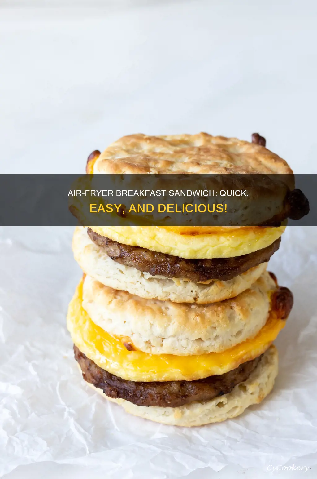 how long to cook breakfast sandwich in air fryer