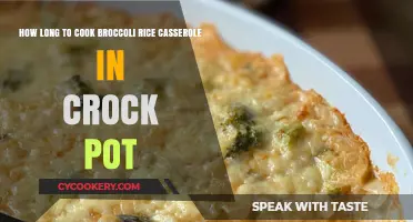 Crock-Pot Broccoli Rice Casserole: Cooking Time Perfection