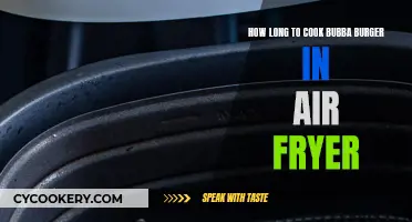 Air Fryer Bubba Burger: Cooking Time Perfection