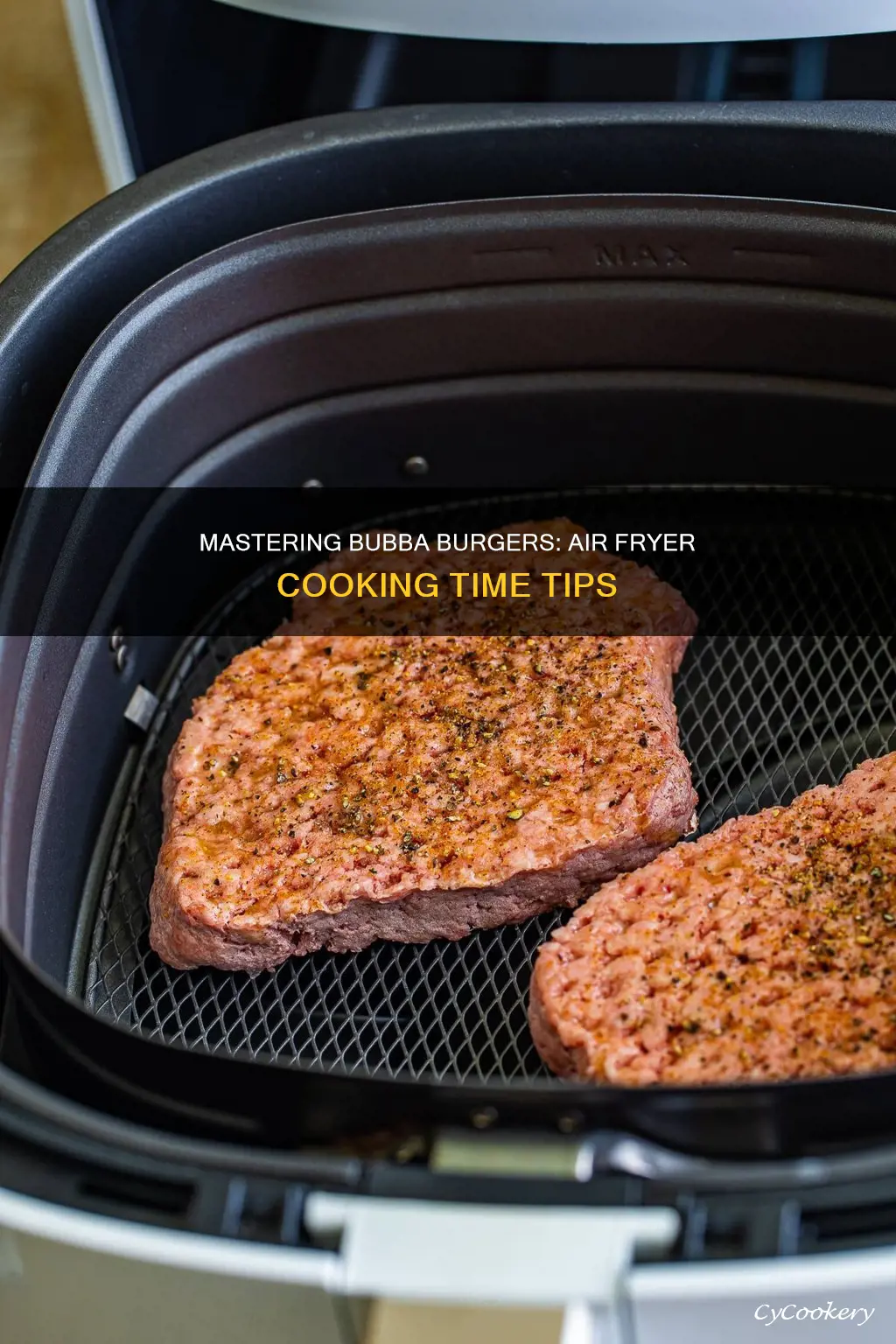 how long to cook bubba burgers in air fryer