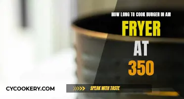 Master the Art of Air-Frying Burgers: Perfect Cooking Time at 350°F