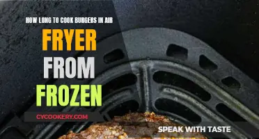 Quick & Easy: Air Fryer Frozen Burgers in 10 Minutes