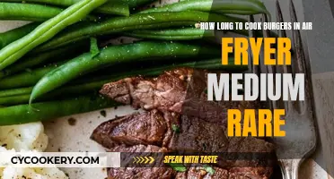 Mastering the Air Fryer: Cooking Burgers Medium-Rare to Perfection