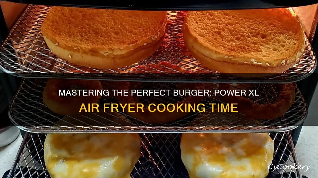 how long to cook burgers in power xl air fryer