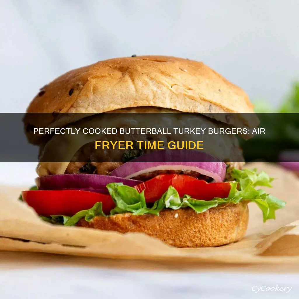 how long to cook butterball turkey burgers in air fryer