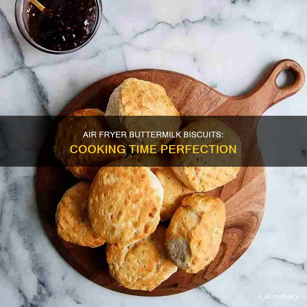 how long to cook buttermilk biscuits in air fryer