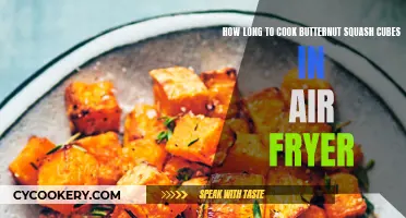 Butternut Squash Cubes: Air Fryer Cooking Time Guide