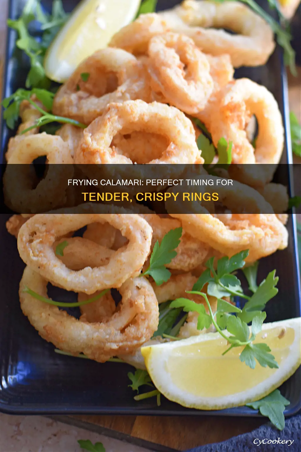 how long to cook calamari in deep fryer