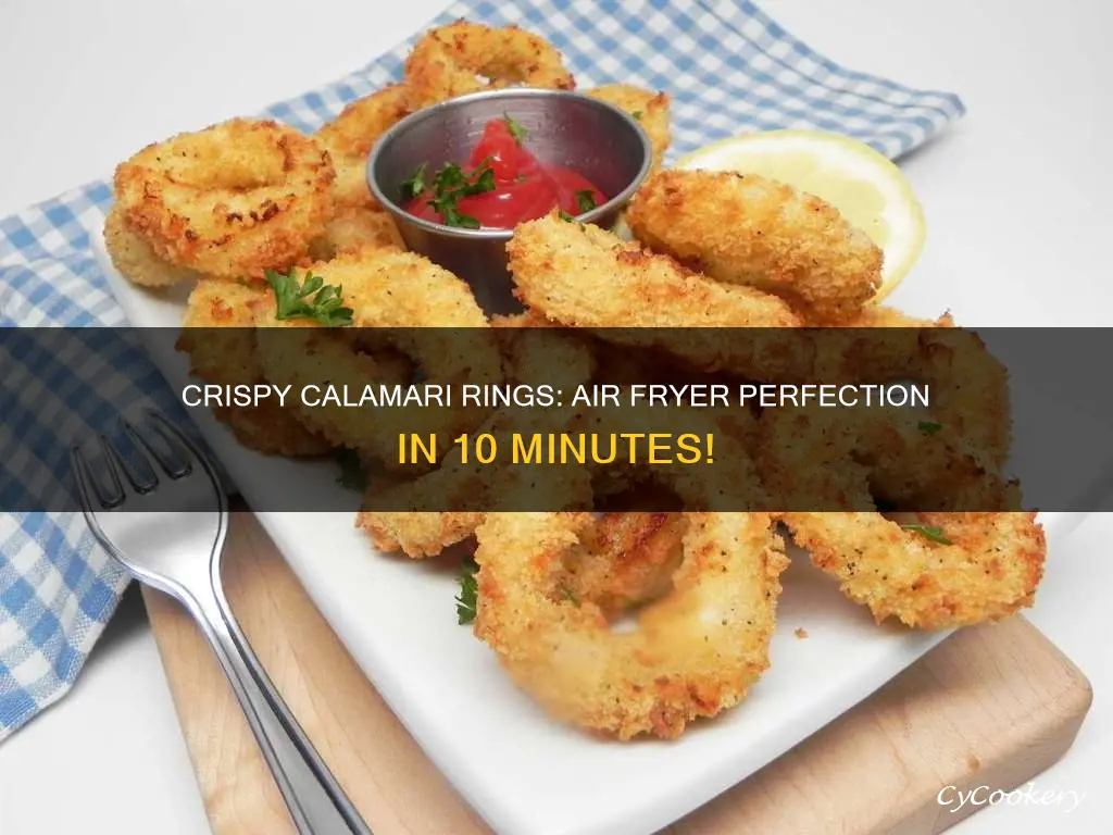 how long to cook calamari rings in air fryer