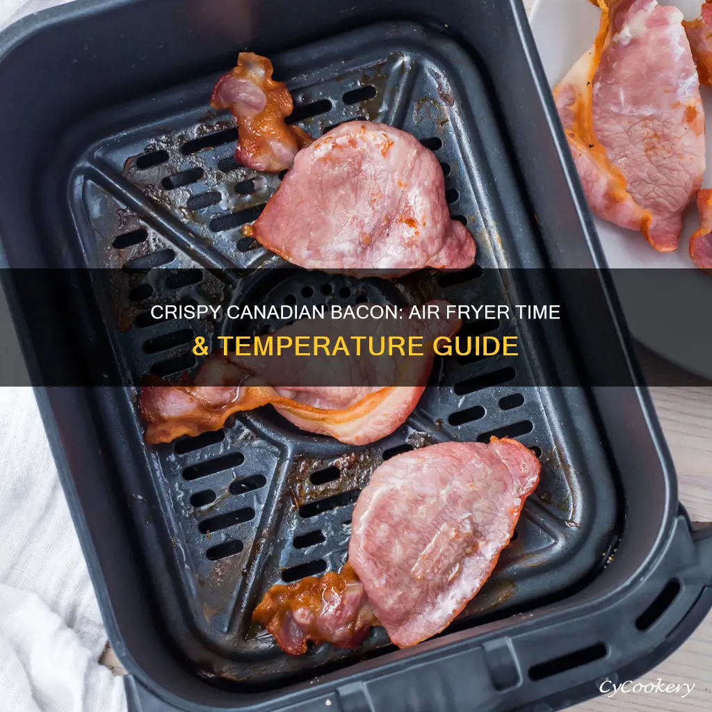 how long to cook canadian bacon in air fryer