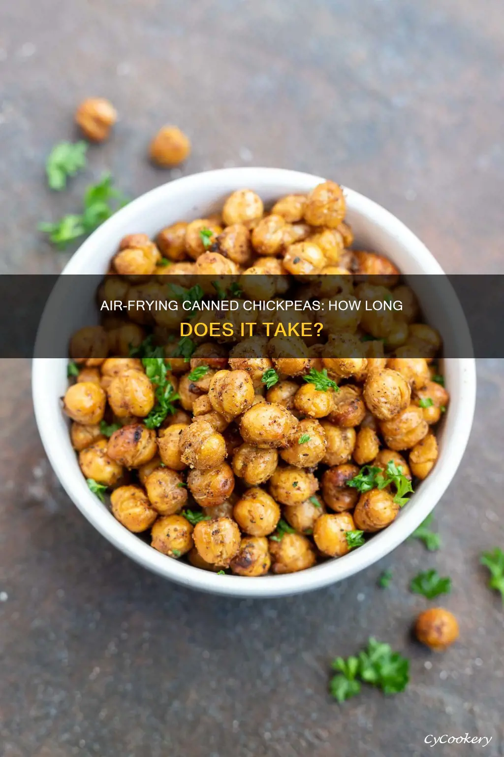 how long to cook canned chickpeas in air fryer