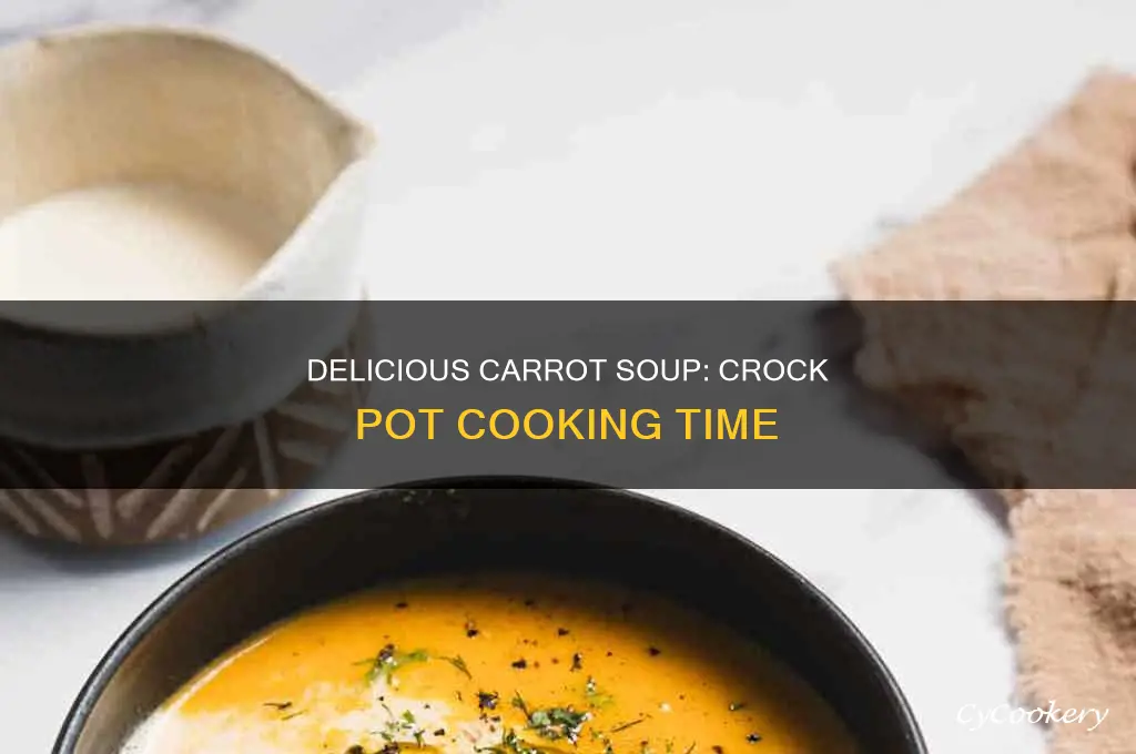how long to cook carrot soup in crock pot