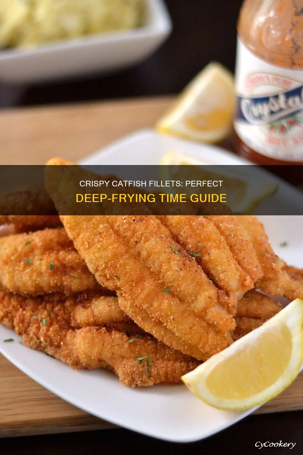 how long to cook catfish fillets in deep fryer