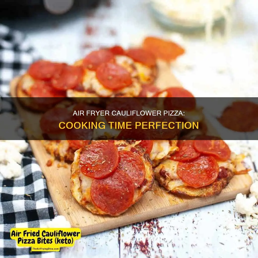 how long to cook cauliflower pizza in air fryer