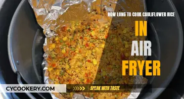 Perfectly Crispy Cauliflower Rice: Air Fryer Cooking Time Guide