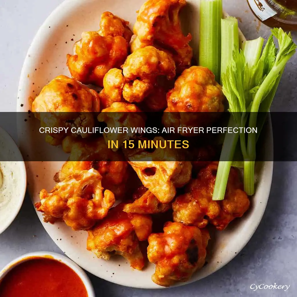 how long to cook cauliflower wings in air fryer