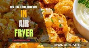 Crispy Cauliflower: Air Fryer Cooking Time Guide