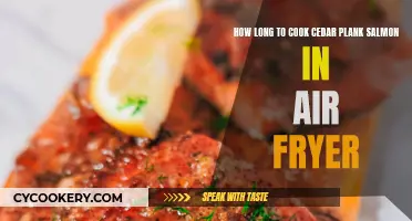 Perfectly Cooked Cedar Plank Salmon: Air Fryer Time Guide