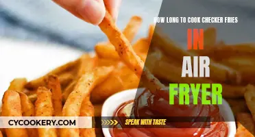 Crispy Checker Fries: Air Fryer Cooking Time Guide