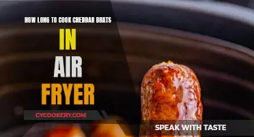 Air Fryer Cheddar Brat: Perfectly Cooked in 12 Minutes!