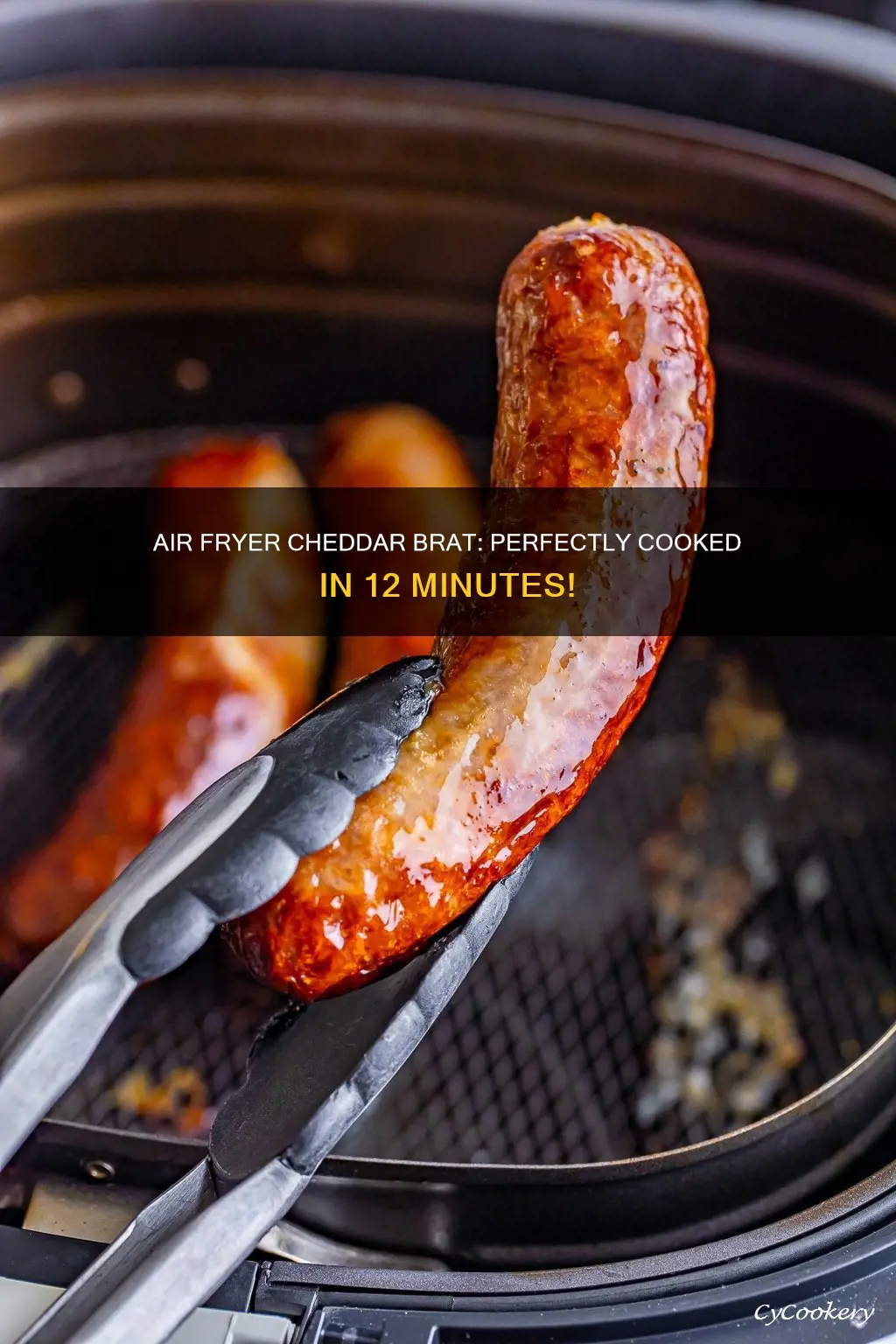 how long to cook cheddar brats in air fryer