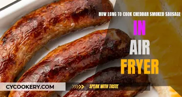 Smoky Cheddar Sausage: Air Fryer Perfection in 10 Minutes