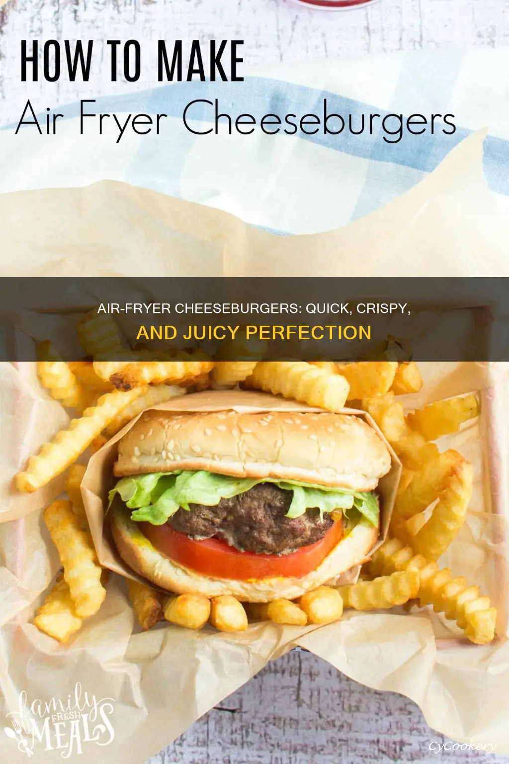 how long to cook cheese burgers in air fryer