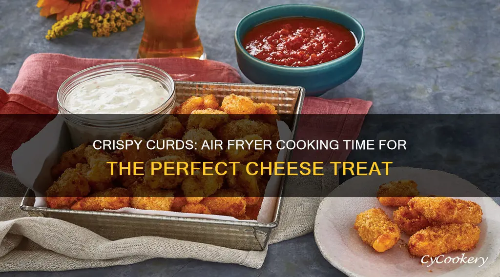 how long to cook cheese curds in an air fryer