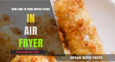 Cheese Sticks: Air Fryer Cooking Time Tips