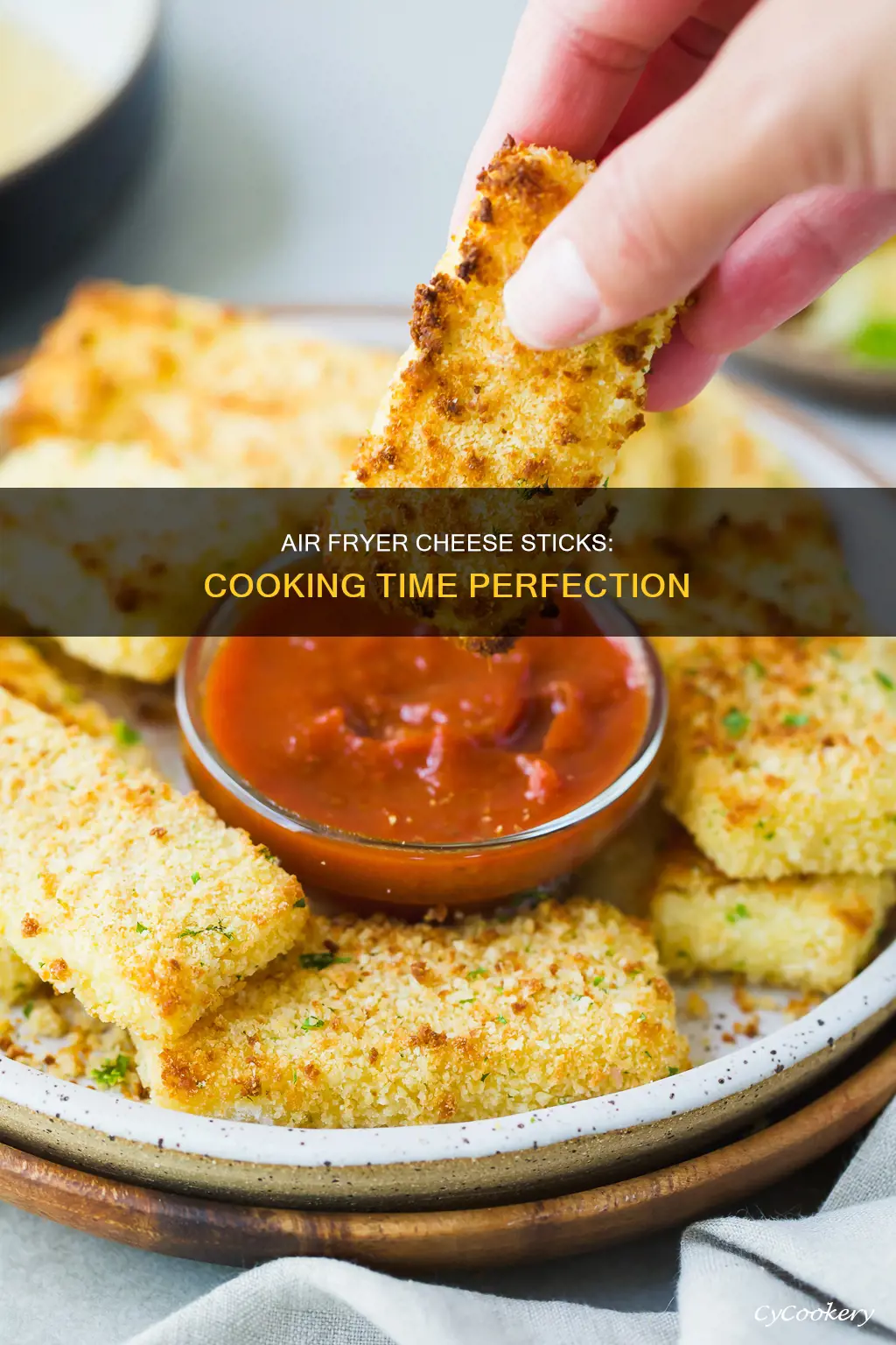 how long to cook cheese sticks in an air fryer
