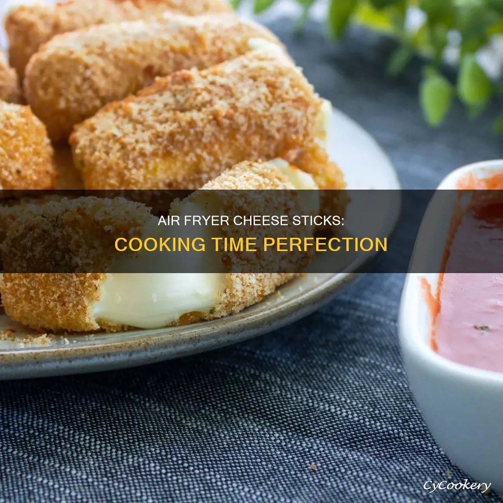how long to cook cheese sticks in nuwave air fryer