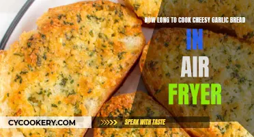 Air-Fried Cheesy Garlic Bread: Perfect Timing for Golden Deliciousness