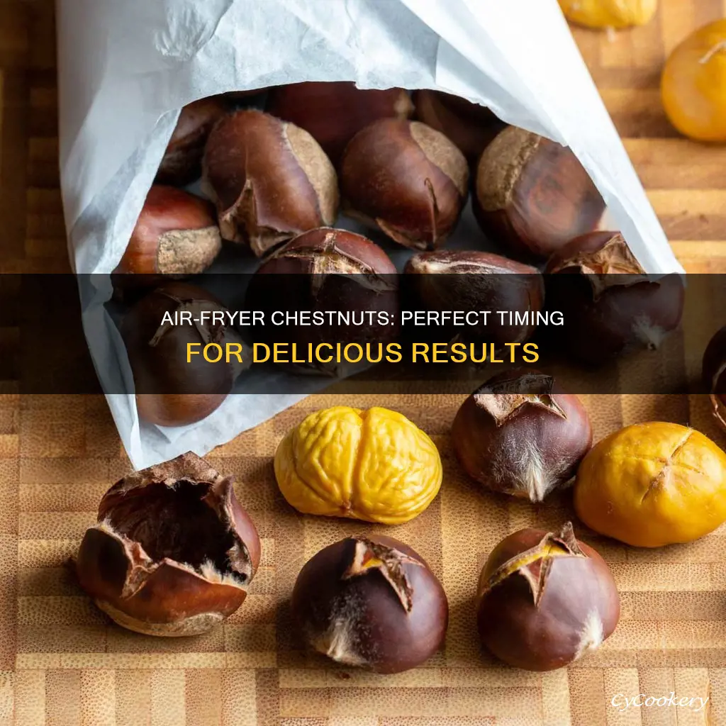 how long to cook chestnuts in an air fryer