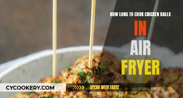 Crispy Chicken Balls: Air Fryer Cooking Time Guide