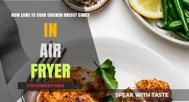 Perfectly Cooked Chicken Breast Cubes: Air Fryer Time Guide