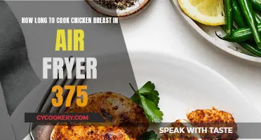 Perfectly Cooked Chicken Breast: Air Fryer Time and Temperature Guide