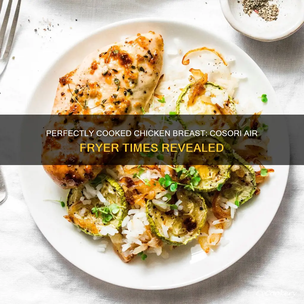 how long to cook chicken breast in cosori air fryer