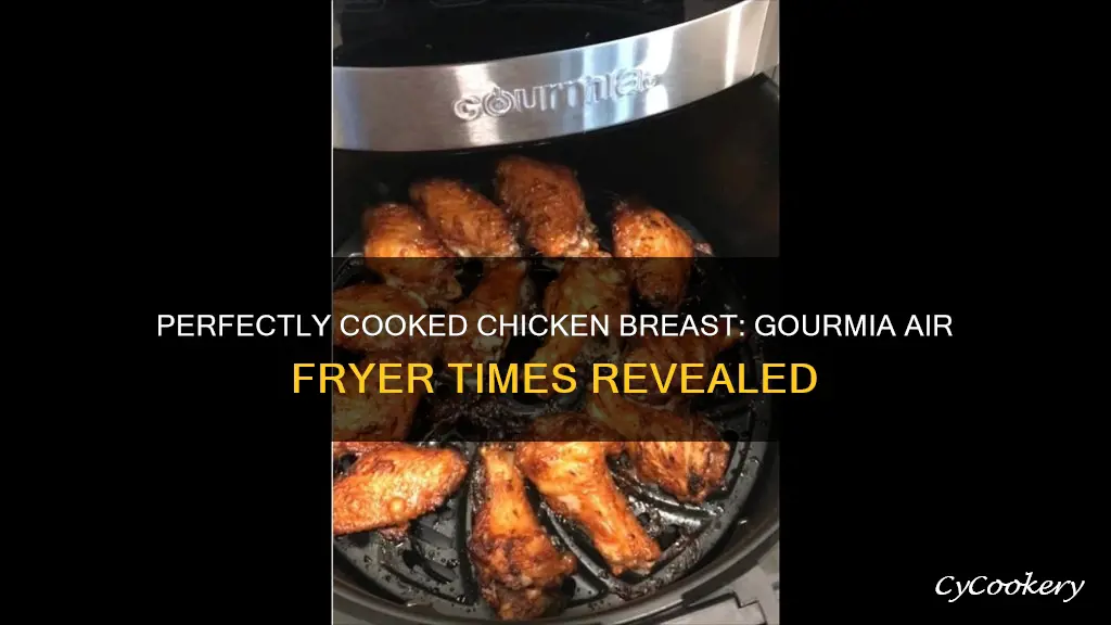 how long to cook chicken breast in gourmia air fryer