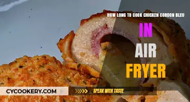 Crispy Chicken cordon bleu: Air Fryer Perfection in 20 Minutes