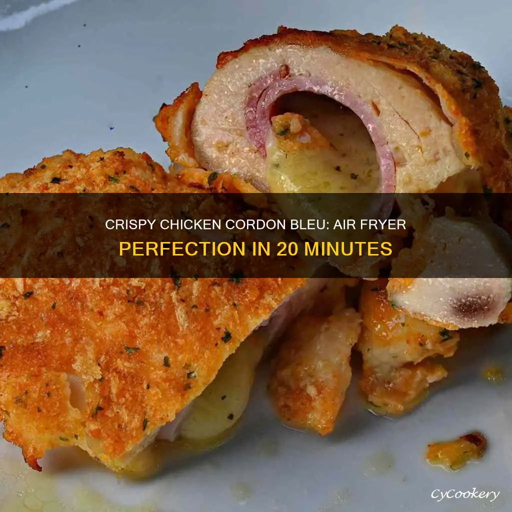 how long to cook chicken cordon bleu in air fryer