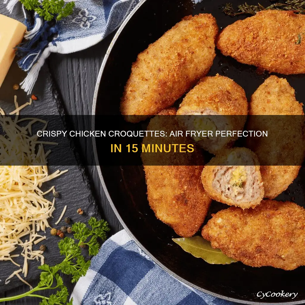 how long to cook chicken croquettes in air fryer