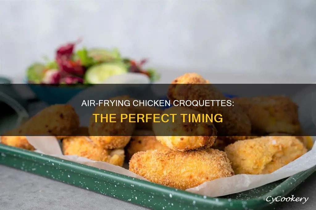 how long to cook chicken croquettes in air fryer