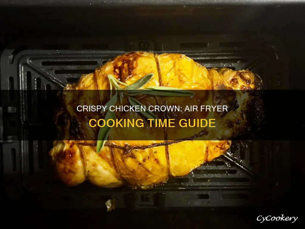 how long to cook chicken crown in air fryer