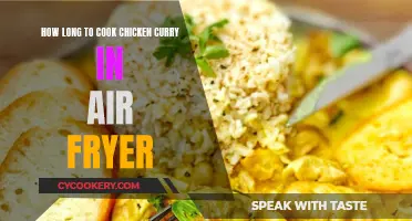 Perfectly Cooked Chicken Curry: Air Fryer Time Guide