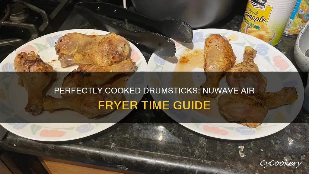 how long to cook chicken drumsticks in nuwave air fryer