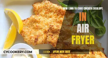 Crispy Chicken Escalope: Air Fryer Perfection in Minutes