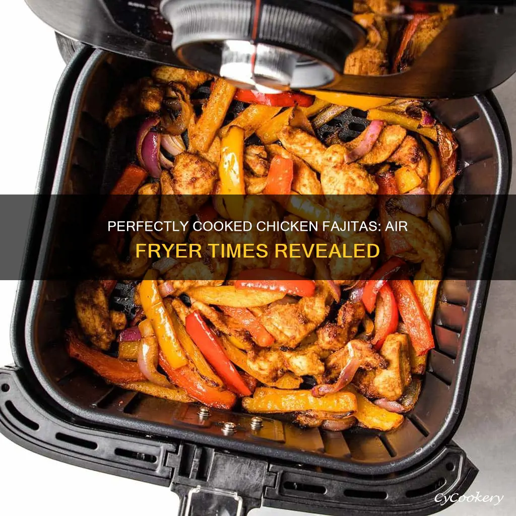 how long to cook chicken fajita in air fryer